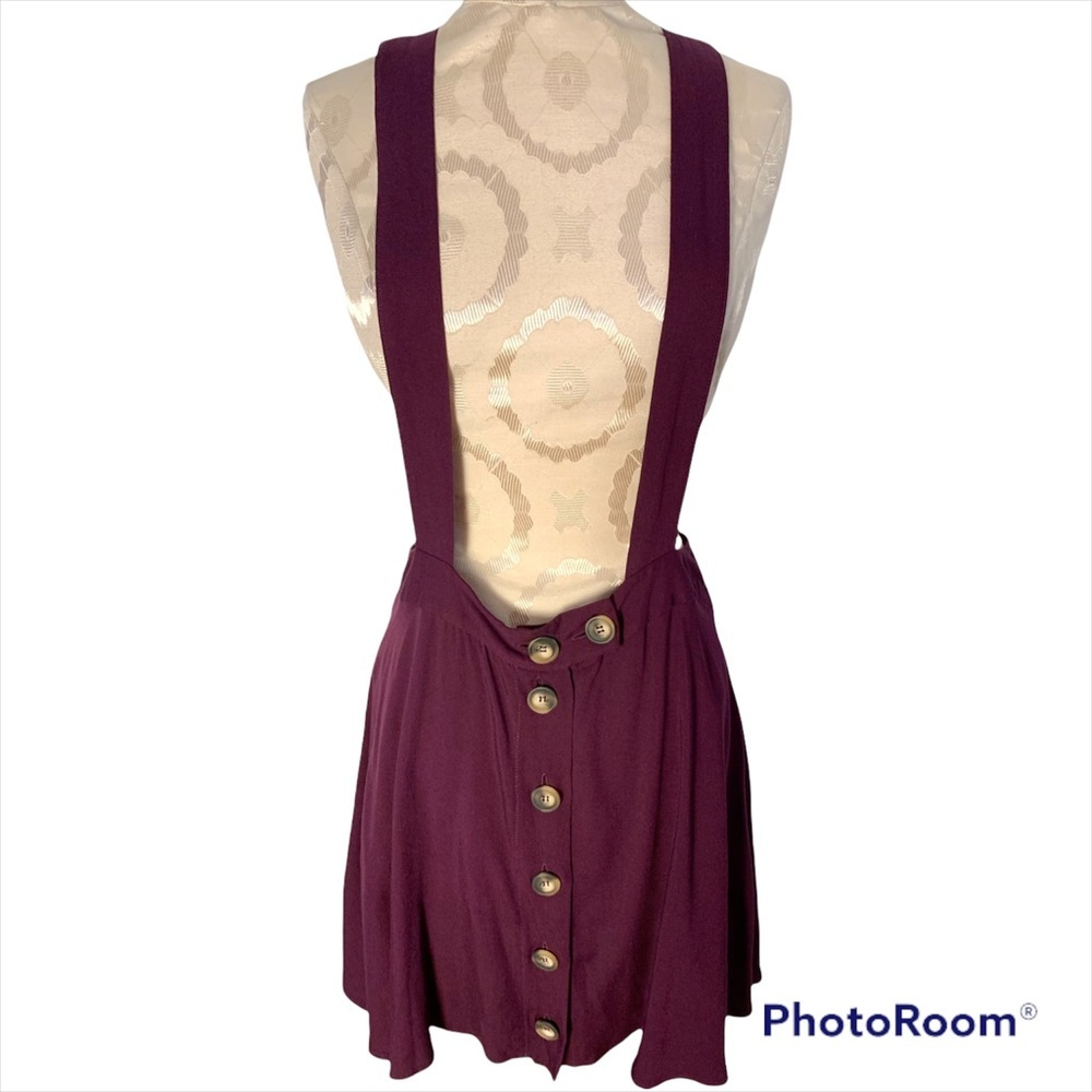 ASOS Burgundy Skirt With Straps NWT US 10
